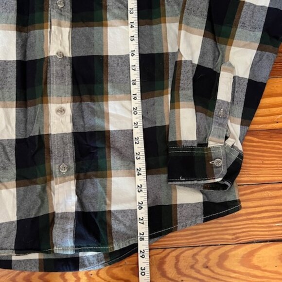 Eddie Bauer Plaid Shirt Long Sleeve Relaxed Fit Collared  Men's Large - Picture 4 of 7